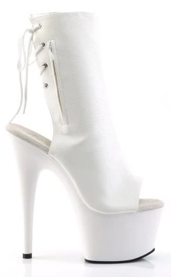 Best Pirce 👍 Pleaser ADORE-1018 White Faux Leather Ankle 🥾 Boots 🔔 -gothic-alternative-shoes Shop ADORE 1018 White Faux Leather Ankle Boots Pleaser 5 01cde148 bdcf 433b bcf3 a9eea0750d6e 650x