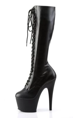 Brand new ✨ Pleaser ADORE-2023 Black / Black Matte Knee High 🥾 Boots 👍 -gothic-alternative-shoes Shop ADORE 2023 Black Black Matte Knee High Boots Pleaser 3 9033fe43 d7ae 4283 ac87 1121cda3e294 650x