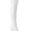 Budget 🧨 Pleaser ADORE-3000 White Thigh High 🥾 Boots 🎉