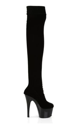 Outlet 🧨 Pleaser ADORE-3002 Black Velvet Thigh High 🥾 Boots 🎉 -gothic-alternative-shoes Shop ADORE 3002 Black Velvet Thigh High Boots Pleaser 6 5afb4531 29a2 400c a181 3175de5ae0d8 650x