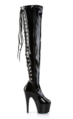 Flash Sale ⭐ Pleaser ADORE-3063 Blk Str Pat/Blk Thigh High 🥾 Boots ⭐ -gothic-alternative-shoes Shop ADORE 3063 Blk Str PatBlk Thigh High Boots Pleaser 5 cc53dcdd 604a 4630 ae8d 34a8658cbd55 650x