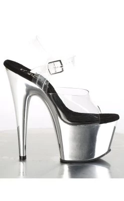 Cheapest 😀 Pleaser ADORE-708 Clear & Silver Chrome 👠 Heels 😉 -gothic-alternative-shoes Shop ADORE 708 Clear Silver Chrome Heels Pleaser 5 023975ea 3e24 4d62 b3ad 0a5546384113 650x