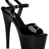 Best Pirce 😀 Pleaser ADORE-709 Black Patent 👠 Heels 👍