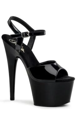 Best Pirce 😀 Pleaser ADORE-709 Black Patent 👠 Heels 👍