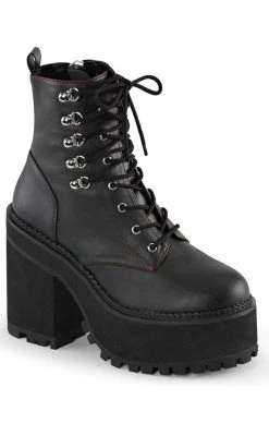 Outlet 🤩 Demonia ASSAULT-100 Black Combat 🥾 Boots 🤩