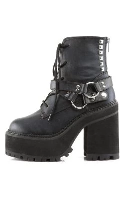 Deals 😍 Demonia ASSAULT-101 Black Combat 🥾 Boots 👍 -gothic-alternative-shoes Shop ASSAULT 101 Black Combat Boots Demonia 4 650x