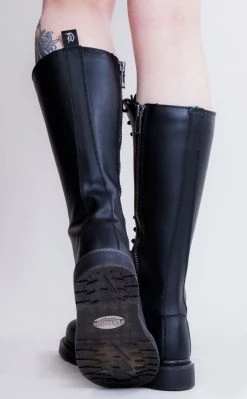Wholesale 💯 Demonia BOLT-400 Black Knee High 🥾 Boots 👍 -gothic-alternative-shoes Shop BOLT 400 Black Knee High Boots Demonia 8 650x