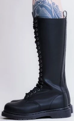 Wholesale 💯 Demonia BOLT-400 Black Knee High 🥾 Boots 👍 -gothic-alternative-shoes Shop BOLT 400 Black Knee High Boots Demonia 9 650x