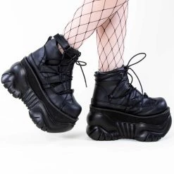 Deals ❤️ Demonia BOXER-13 Black Platform 👟 Sneakers 🎁 -gothic-alternative-shoes Shop BOXER 13 Black Platform Sneakers Demonia 6 1800x