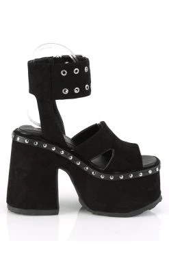 Flash Sale 🎉 Demonia CAMEL-102 Black Vegan Suede Platform Slides ⭐ -gothic-alternative-shoes Shop CAMEL 102 Black Vegan Suede Platform Slides Demonia 5 42163dea 3fba 4e8f 9089 882288afd983 650x