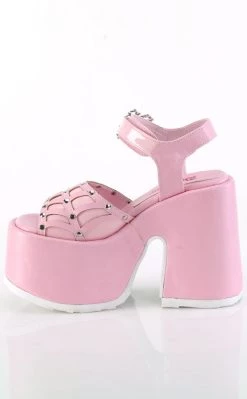Discount 🤩 Demonia CAMEL-17 Baby Pink Platform Spider 🩴 Sandals 🎉 -gothic-alternative-shoes Shop CAMEL 17 Baby Pink Platform Spider Sandals Demonia 3 650x