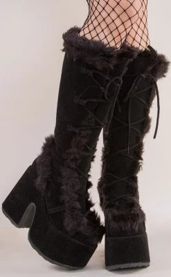 Best reviews of 🌟 Demonia CAMEL-311 Black 🥾 Boots ✨ -gothic-alternative-shoes Shop CAMEL 311 Black Boots Demonia 3 650x