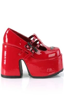 Hot Sale 💯 Demonia CAMEL-55 Red Patent Batty Mary Janes ⌛ -gothic-alternative-shoes Shop CAMEL 55 Red Patent Batty Mary Janes Demonia 7 650x