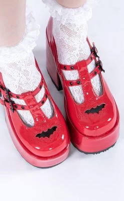 Hot Sale 💯 Demonia CAMEL-55 Red Patent Batty Mary Janes ⌛ -gothic-alternative-shoes Shop CAMEL 55 Red Patent Batty Mary Janes Demonia 8 650x