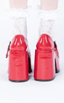 Hot Sale 💯 Demonia CAMEL-55 Red Patent Batty Mary Janes ⌛ -gothic-alternative-shoes Shop CAMEL 55 Red Patent Batty Mary Janes Demonia 9 650x