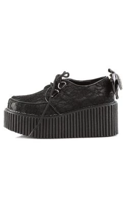Cheapest 🌟 Demonia CREEPER-212 Black Creepers 🎉 -gothic-alternative-shoes Shop CREEPER 212 Black Creepers Demonia 3 2835d65e 0a79 4068 bd3f 7f7b7d090fc0 650x