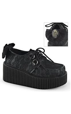 Cheapest 🌟 Demonia CREEPER-212 Black Creepers 🎉
