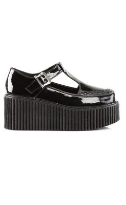 Top 10 🤩 Demonia CREEPER-214 Black Patent Creepers ❤️ -gothic-alternative-shoes Shop CREEPER 214 Black Patent Creepers Demonia 5 cbff0ddf 17ca 442f 9386 e2f8e0bcddbd 650x