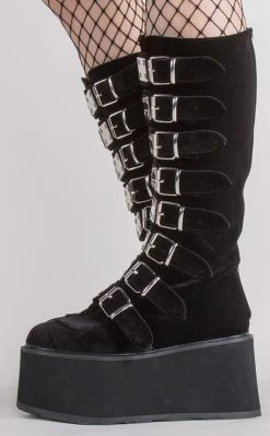 Best Sale 🧨 Demonia DAMNED-318 Black Velvet 🥾 Boots ⭐ -gothic-alternative-shoes Shop DAMNED 318 Black Velvet Boots Demonia 3 f57a90b5 044b 4b41 917c 76b06302a338 650x