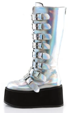 Cheapest π₯° Demonia DAMNED-318 Silver Holographic π₯Ύ Boots π 7 Cheapest π₯° Demonia DAMNED-318 Silver Holographic π₯Ύ Boots π -gothic-alternative-shoes Shop DAMNED 318 Silver Holographic Boots Demonia 3 650x