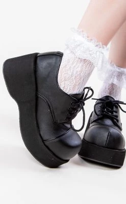 Best Pirce ✔️ Demonia DANK-101 Chunky Black 👟 Shoes 🥰