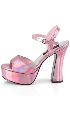Budget 🎉 Demonia DOLLY-09 Pink Holographic Mary Jane 👠 Heels 🥰 -gothic-alternative-shoes Shop DOLLY 09 Pink Holographic Mary Jane Heels Demonia 3 650x