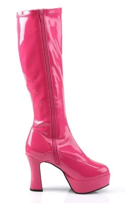 Cheap 🎉 Funtasma EXOTICA-2000 H. Pink Str Pat 🥾 Boots 💯 -gothic-alternative-shoes Shop EXOTICA 2000 H Pink Str Pat Boots Funtasma 5 650x