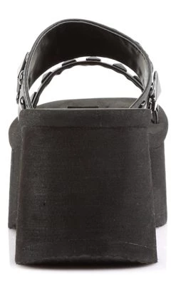 Coupon 🎉 Demonia FUNN-18 Black Platform Slide 🩴 Sandals 🤩 -gothic-alternative-shoes Shop FUNN 18 Black Platform Slide Sandals Demonia 4 650x