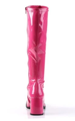Wholesale 🤩 Funtasma GOGO-300 Hot Pink Stretch Patent Gogo 🥾 Boots 🔥 -gothic-alternative-shoes Shop GOGO 300 Hot Pink Stretch Patent Gogo Boots Funtasma 4 650x