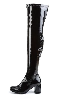 Promo ⭐ Funtasma GOGO-3000 Black Stretch Patent Thigh High 🥾 Boots 🤩 -gothic-alternative-shoes Shop GOGO 3000 Black Stretch Patent Thigh High Boots Funtasma 3 d0a58a74 ad66 41bf 8fae ed2ec2a837c8 650x
