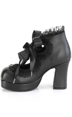 New 🔥 Demonia GOTHIKA-53 Black Frilly Mary Jane 👠 Heels 🎁 -gothic-alternative-shoes Shop GOTHIKA 53 Black Frilly Mary Jane Heels Demonia 3 650x