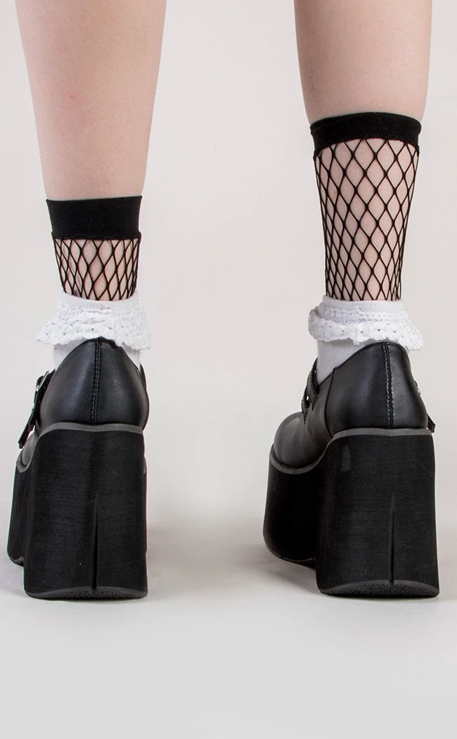 New π₯ Demonia KERA-08 Black Vegan Leather Platform Mary Janes βοΈ 4 New π₯ Demonia KERA-08 Black Vegan Leather Platform Mary Janes βοΈ - Image 4