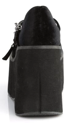 Budget ❤️ Demonia KERA-10 Black Velvet Platform Mary Janes ⌛ -gothic-alternative-shoes Shop KERA 10 Black Velvet Platform Mary Janes Demonia 4 650x