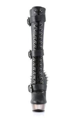 gothic-alternative-shoes Shop -gothic-alternative-shoes Shop MUERTO 2028 Black Pewter Skull Knee High Boots Demonia 2 650x