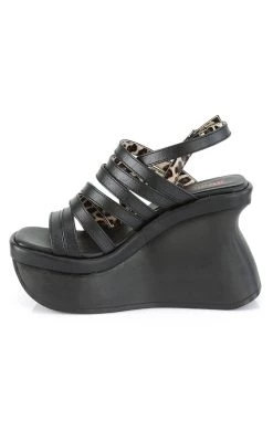 Budget 😉 Demonia PACE-33 Black Vegan Leather Wedge 🩴 Sandals 🛒 -gothic-alternative-shoes Shop PACE 33 Black Vegan Leather Wedge Sandals Demonia 3 650x