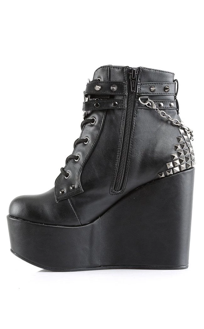 Outlet π Demonia POISON-101 Black Vegan Leather Platform Ankle π₯Ύ Boots 𧨠6 Outlet π Demonia POISON-101 Black Vegan Leather Platform Ankle π₯Ύ Boots 𧨠- Image 6