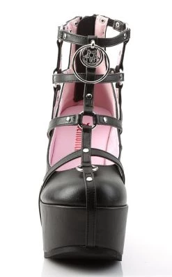 Best deal 👏 Demonia POISON-25-1 Black Vegan Leather Platform Wedges 👍 -gothic-alternative-shoes Shop POISON 25 1 Black Vegan Leather Platform Wedges Demonia 5 650x