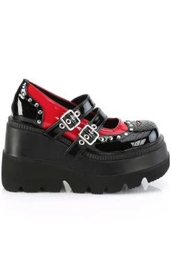 Coupon 🧨 Demonia SHAKER-27 Black/Red Patent Platform Mary Janes ✨ -gothic-alternative-shoes Shop SHAKER 27 BlackRed Patent Platform Mary Janes Demonia 5 650x