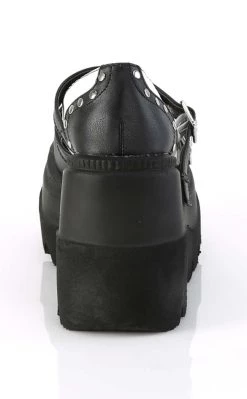 Promo 🔥 Demonia SHAKER-27 Black/White Matte Platform Mary Janes 🎁 -gothic-alternative-shoes Shop SHAKER 27 BlackWhite Matte Platform Mary Janes Demonia 4 650x