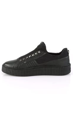 Wholesale 😀 Demonia SNEEKER-125 Black Canvas Creeper 👟 Sneakers (AU Stock) ❤️ -gothic-alternative-shoes Shop SNEEKER 125 Black Canvas Creeper Sneakers AU stock Demonia 3 650x