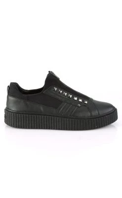 Best reviews of 🛒 Demonia SNEEKER-125 Black Canvas Creeper 👟 Sneakers ❤️ -gothic-alternative-shoes Shop SNEEKER 125 Black Canvas Creeper Sneakers Demonia 5 650x