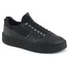Best reviews of 🛒 Demonia SNEEKER-125 Black Canvas Creeper 👟 Sneakers ❤️