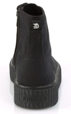 Best deal ✨ Demonia SNEEKER-201 Black High Top Creeper 👟 Sneakers 🌟 -gothic-alternative-shoes Shop SNEEKER 201 Black High Top Creeper Sneakers Demonia 4 650x