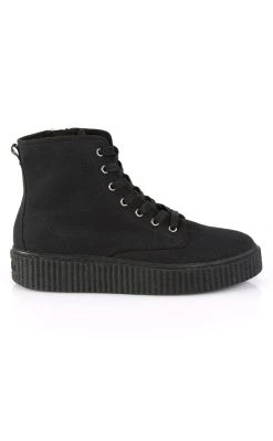 Best deal ✨ Demonia SNEEKER-201 Black High Top Creeper 👟 Sneakers 🌟 -gothic-alternative-shoes Shop SNEEKER 201 Black High Top Creeper Sneakers Demonia 5 650x