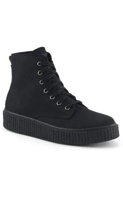 Best deal ✨ Demonia SNEEKER-201 Black High Top Creeper 👟 Sneakers 🌟