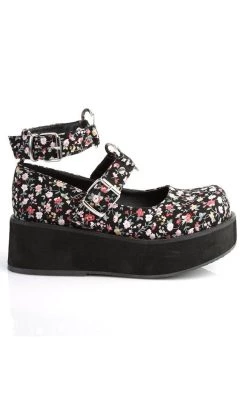 Best deal 🎁 Demonia SPRITE-02 Floral Fabric Platform Mary Janes 😉 -gothic-alternative-shoes Shop SPRITE 02 Floral Fabric Platform Mary Janes Demonia 6 650x