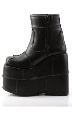 Flash Sale ⌛ Demonia STACK-201 Black Vegan Leather Platform 🥾 Boots 🔥 -gothic-alternative-shoes Shop STACK 201 Black Vegan Leather Platform Boots Demonia 3 650x