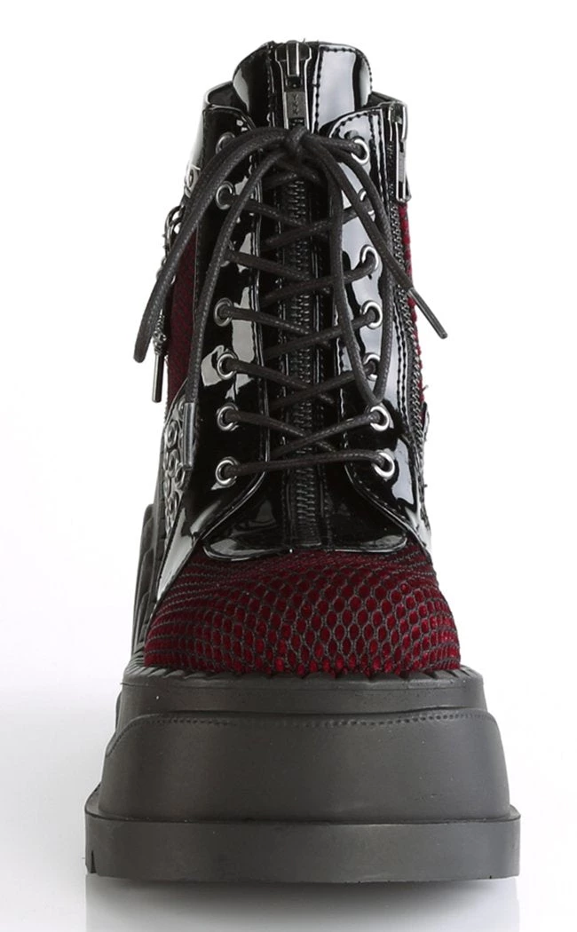 Wholesale β Demonia STOMP-18 Burgundy Velvet Platform Ankle π₯Ύ Boots π 2 Wholesale β Demonia STOMP-18 Burgundy Velvet Platform Ankle π₯Ύ Boots π - Image 2