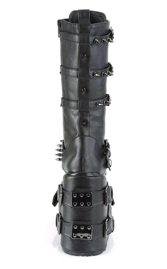 New π Demonia SWING-327 Black Vegan Leather Platform Knee High π₯Ύ Boots π 4 New π Demonia SWING-327 Black Vegan Leather Platform Knee High π₯Ύ Boots π - Image 4