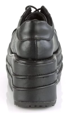 Top 10 😉 Demonia TEMPO-08 Black Vegan Leather Oxford 👟 Shoe 💯 -gothic-alternative-shoes Shop TEMPO 08 Black Vegan Leather Oxford Shoe Demonia 4 650x